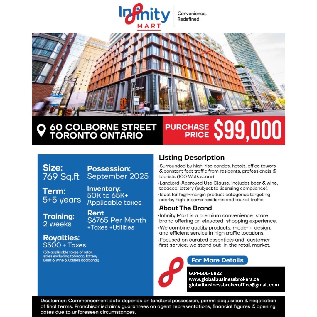 Infinity Retail Investment Opportunity